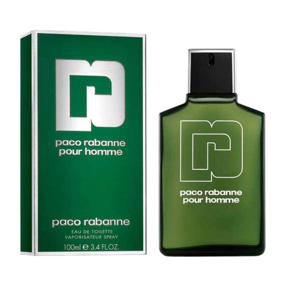 Paco Rabanne Eau De Toilette Spray For Men  3.4 Ounce