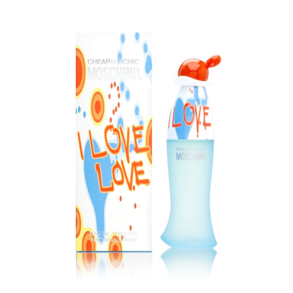MOSCHINO I Love Love Cheap and Chic for Women 3.4 oz Eau de Toilette Spray