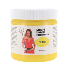 Latex Líquido Sem Amónia para Adultos e Crianças, Tinta de Latex para Rosto e Corpo, Ideal para Festas e Cosplay, Amarelo