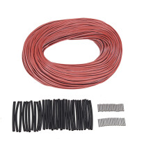 (100M) Heating Wire Cable Carbon Fiber Floor Wire Warm Home 6K 25W / M Silicone Rubber