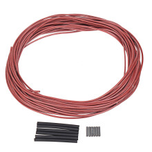 (20M) Heating Wire Cable Carbon Fiber Floor Wire Warm Home 6K 25W / M Silicone Rubber