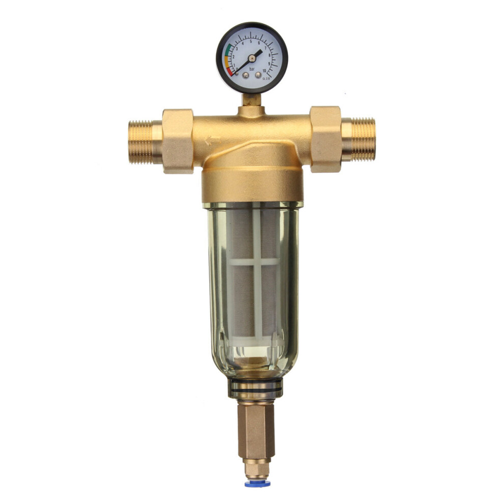(4 Sub) Front Water Filter 4 Or 6 Sub Proof Frost Resistance Filtration Core Copper Valve Head