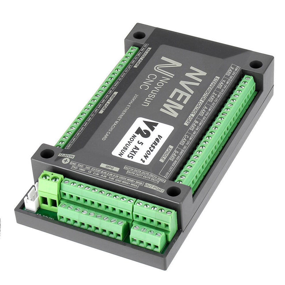 5 Axis Cnc Controller Ethernet Mach3 Usb Interface Board Card Novusun For Cnc Engraving Stepper Motor 9078193492804