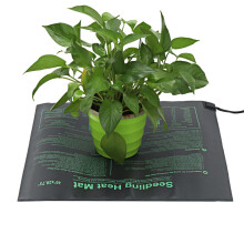 (US Plug, S) Plant Heating Mat Warm Pad Hydroponic Seed Flower Grow Blanket Greenhouse PVC Plant Mat