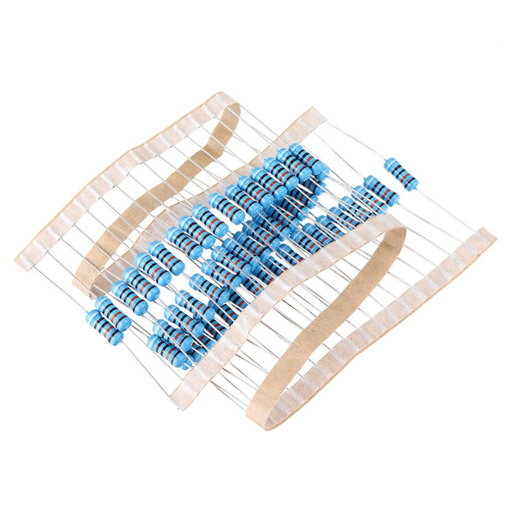 100Pcs 1W Metal Film Resistor 1% 910K Ohm 8727971246344