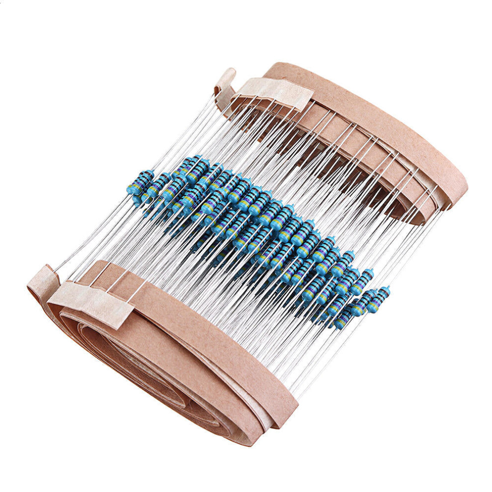 600Pcs +/- 1% Rohs 1/4W 470 Ohm Metal Film Resistors / 0.25W Watt Color Ring Resistance Carbon Film 8727971252864