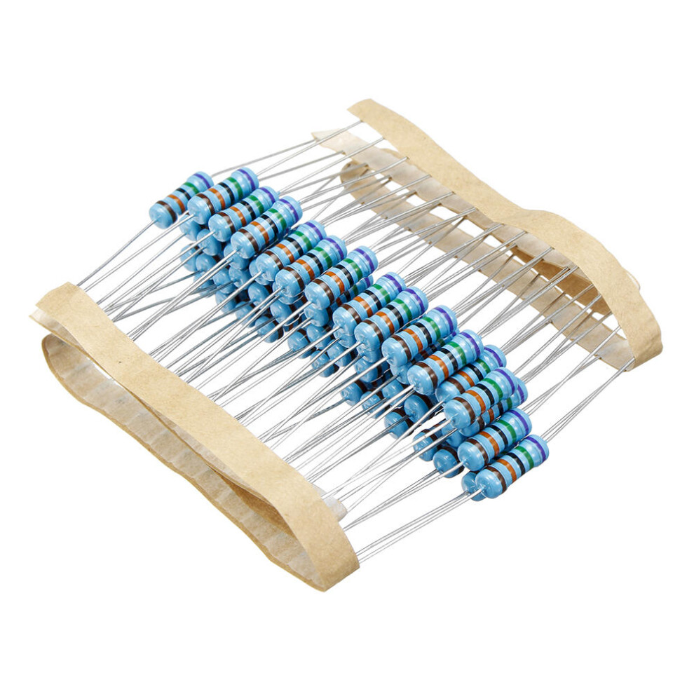 100Pcs 1W Metal Film Resistor 1% 750K Ohm 8727971246375
