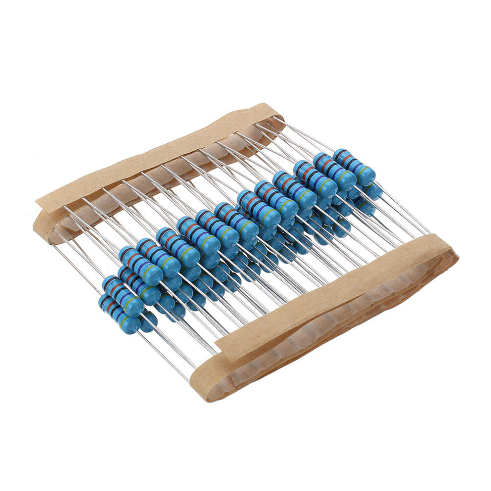 50Pcs 1W Metal Film Resistor 1% 470K Ohm 8727971246399