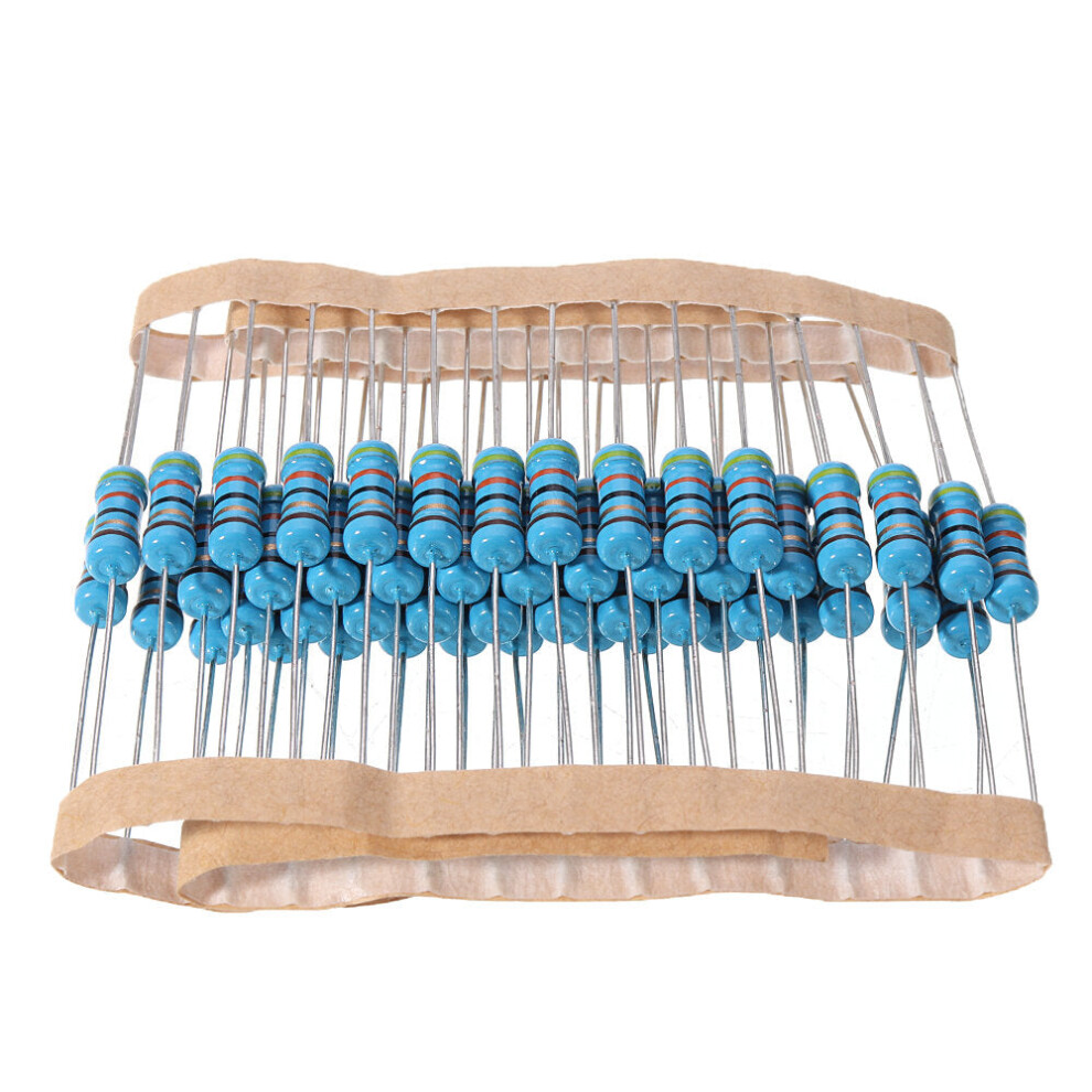 100Pcs 1W 43R Metal Film Resistor 1% 43 Ohm Resistance 8727971246504