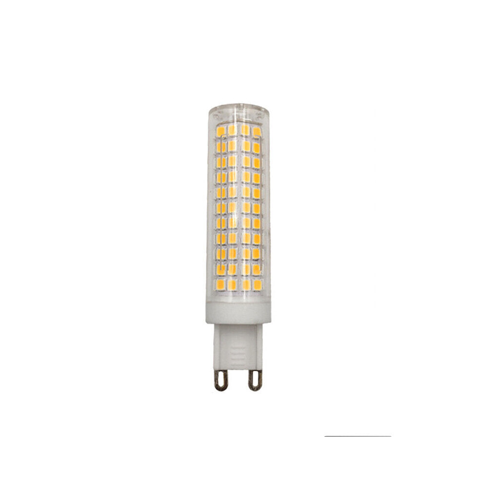(Cool White, 220V) 220V/110V Dimmable Highlight LED Ceramic Bulb Mini Corn Energy Saving 15W Replace Halogen Lamp