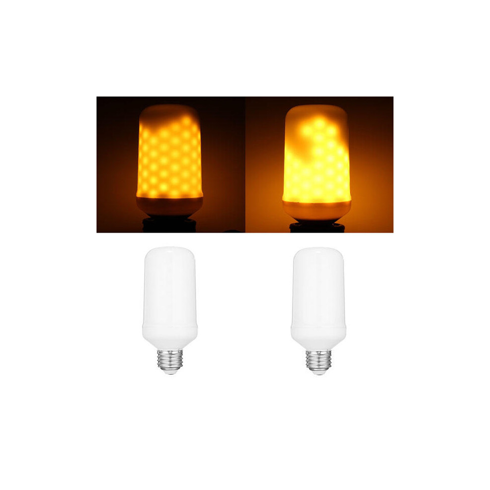 (general flame lighting) E27 7.5W SMD2835 96LEDs Yellow 1800-2000K General LightingThree Modes Flame Light Bulb AC90-265V-image-OPC-PGNMZSY-NEW