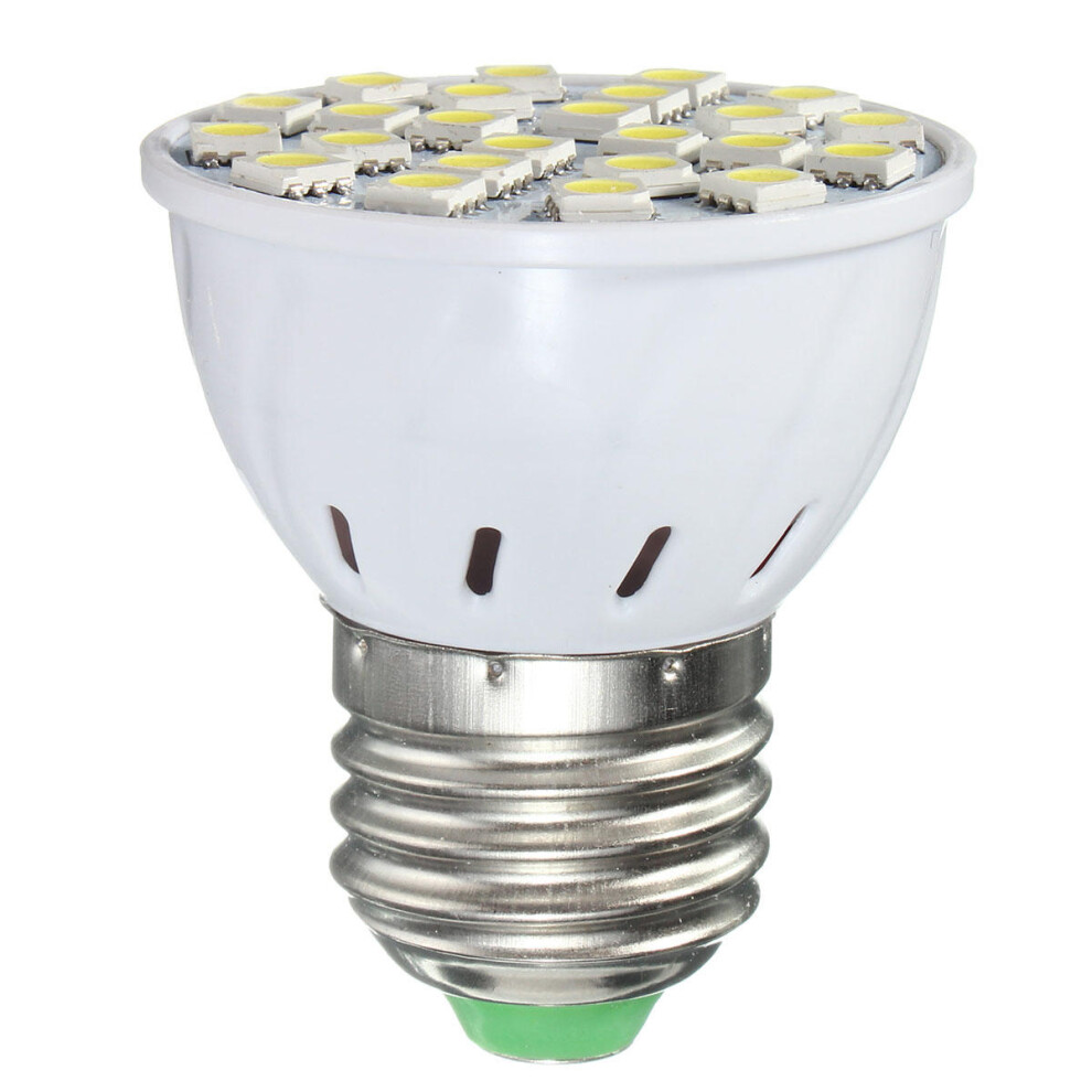 (Warm White, E27) E27 E14 GU10 MR16 3.5W 24 SMD 5050 LED Pure White Warm White Spotlightt Bulb AC110V AC220V