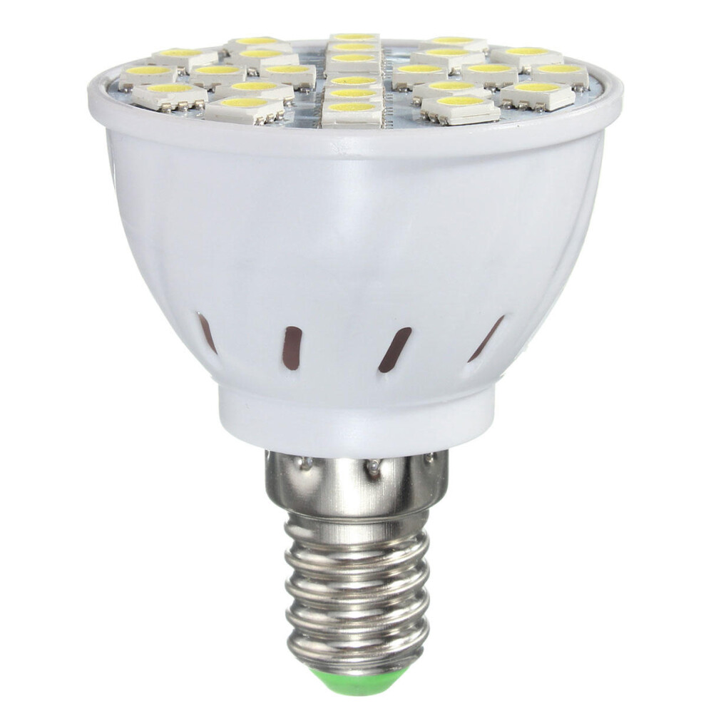 (Pure White, E14) E27 E14 GU10 MR16 3.5W 24 SMD 5050 LED Pure White Warm White Spotlightt Bulb AC110V AC220V
