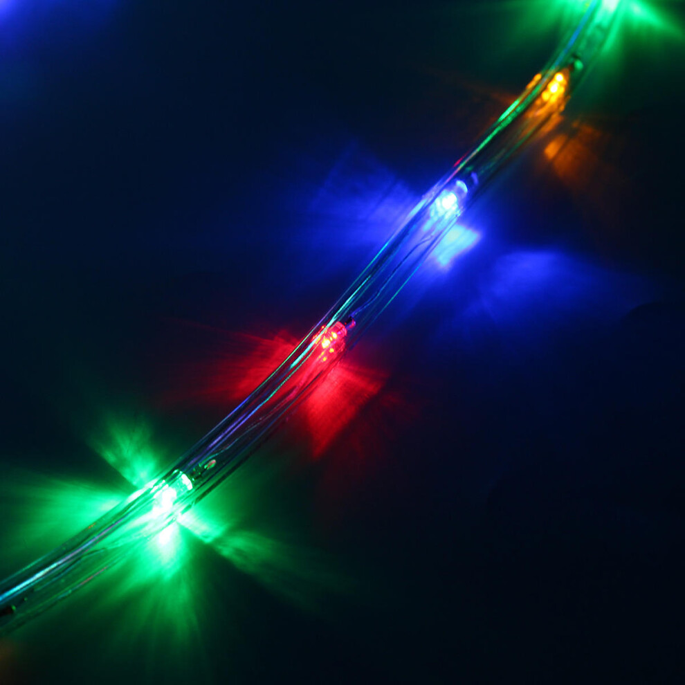 (Colorful, UK Plug) 10M SMD3014 Colorful Warm White White Waterproof Flexible LED Tape Ribbon Strip Light AC220V