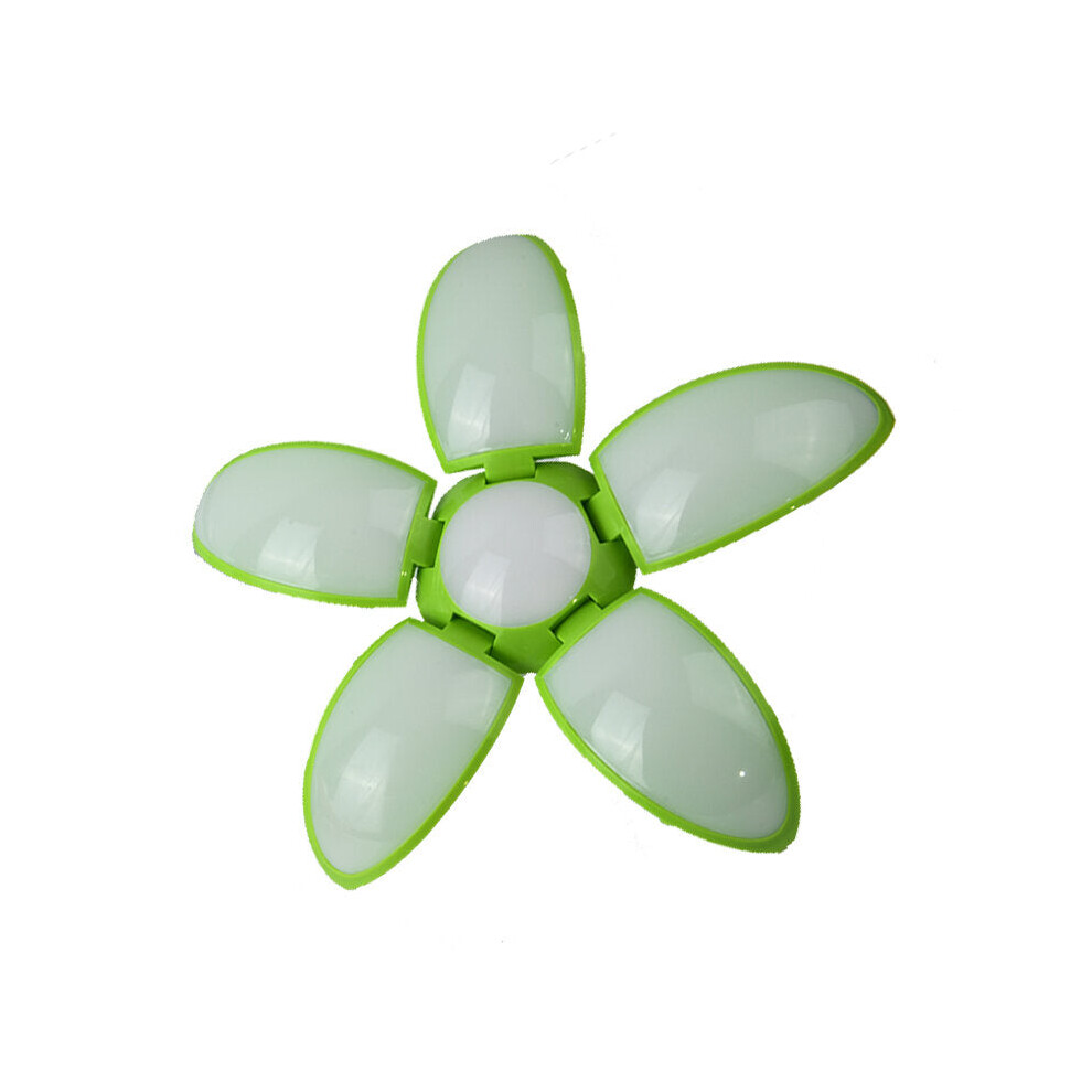 (Green) 50W 144 LED Deformable Lights Lotus Shape E27 LED Lamp Folding for Factory Garage AC85-265V-image-OPC-PGNN2P8-NEW