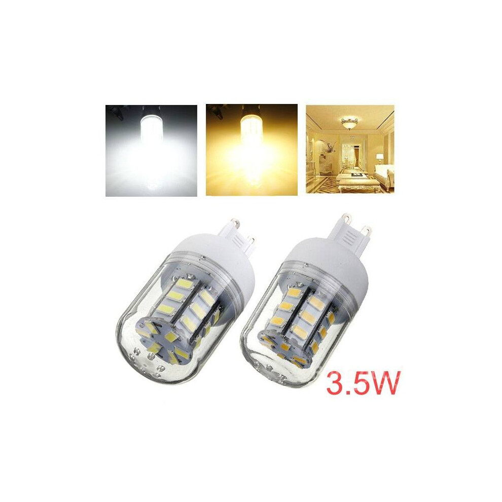 (White) G9 3.5W 420LM 27 SMD 5730 AC 220V White/Warm White LED Corn Bulbs