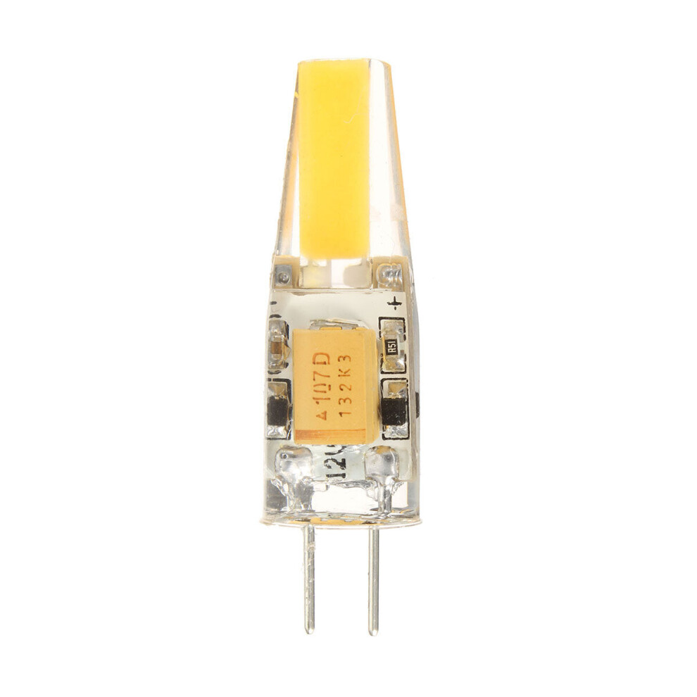 (Warm White) Dimmable Mini G4 LED COB LED Bulb 2W DC/AC 12V Chandelier Light Replace Halogen G4 Lamps