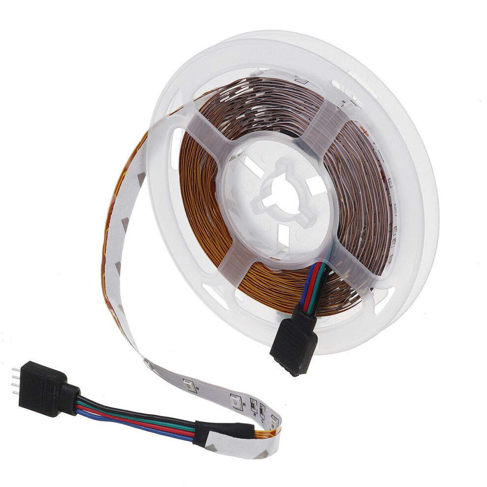 (Waterproof, EU Plug) 49FT 15M RGB LED Strip Light 3528 Waterproof/Non-waterproof Flexible Tape Lamp DC12V + 44Keys Remote Control + Power Supply