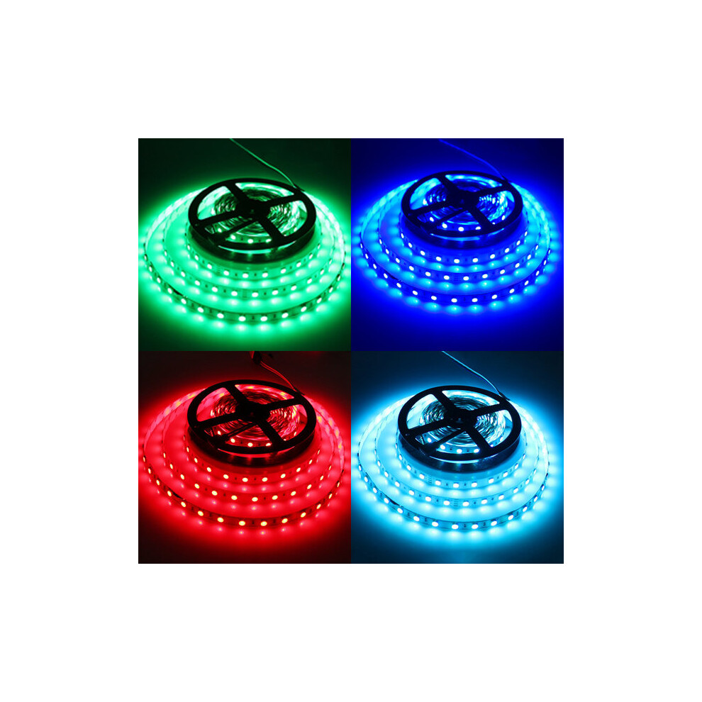 (RGB) 5M 72W SMD 5050 Non-waterproof RGB/White/Warm White 300 LED Strip Light Tape Lamp Home Decor DC24V