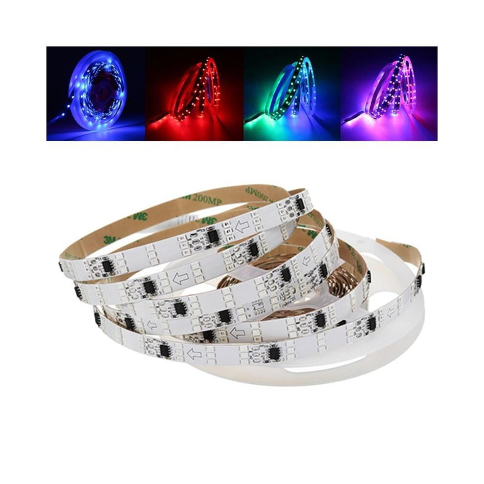 5M SMD3528 R G B Three Rows Non-waterproof LED Strip Light with DC Female Connector DC12V