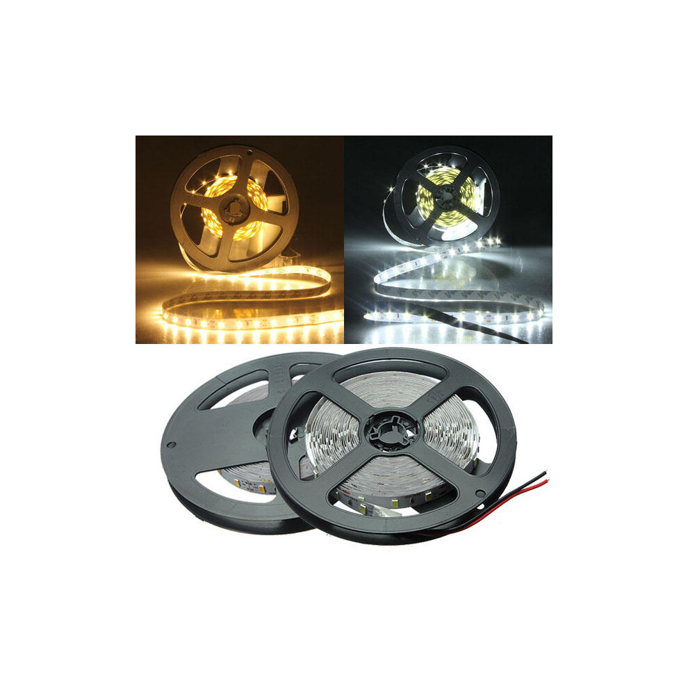 (White) 5M White/Warm White 5630 SMD Non-waterproof 300 LED Strip Light DC12V-image-OPC-PGNN59G-NEW
