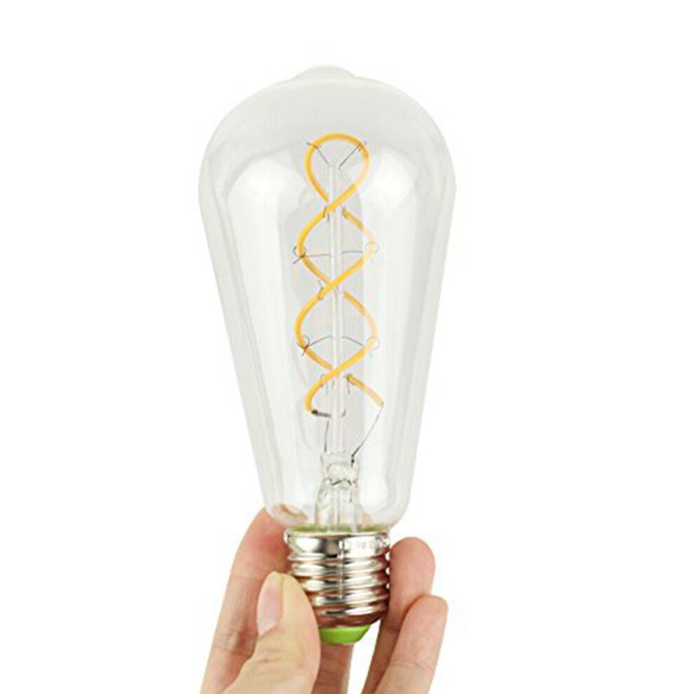 (Clear, 110-130V) 4W Dimmable Clear Gold Warm White Retro LED Light Bulb AC110-130V AC220-240V-image-OPC-PGNN5R6-NEW