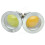 (White) E27 LED Bulbs 3W COB AC 85-265V Warm White/White Spot Light 3