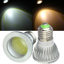 (White) E27 LED Bulbs 3W COB AC 85-265V Warm White/White Spot Light