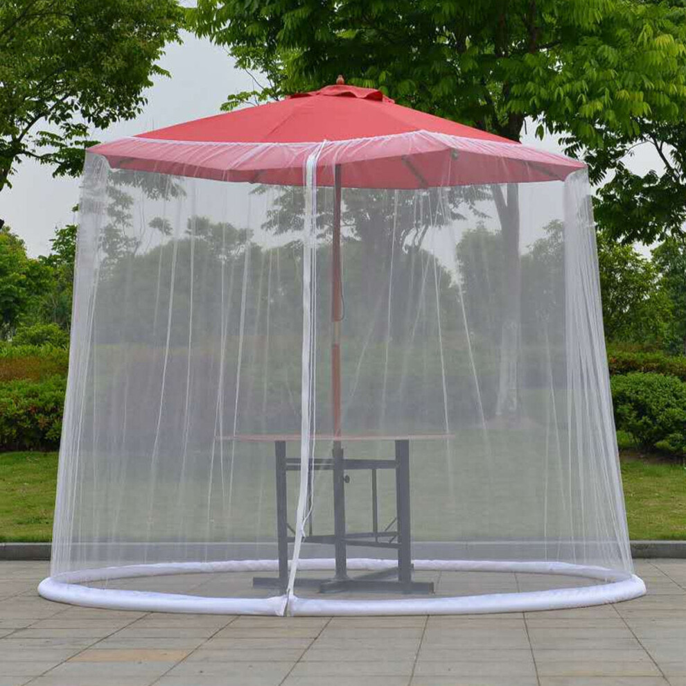 (Type B) Outdoor Umbrella Table Screen Enclosure Mosquito Net Patio Picnic Net Cover Sunshade Anti-mosquito Nets