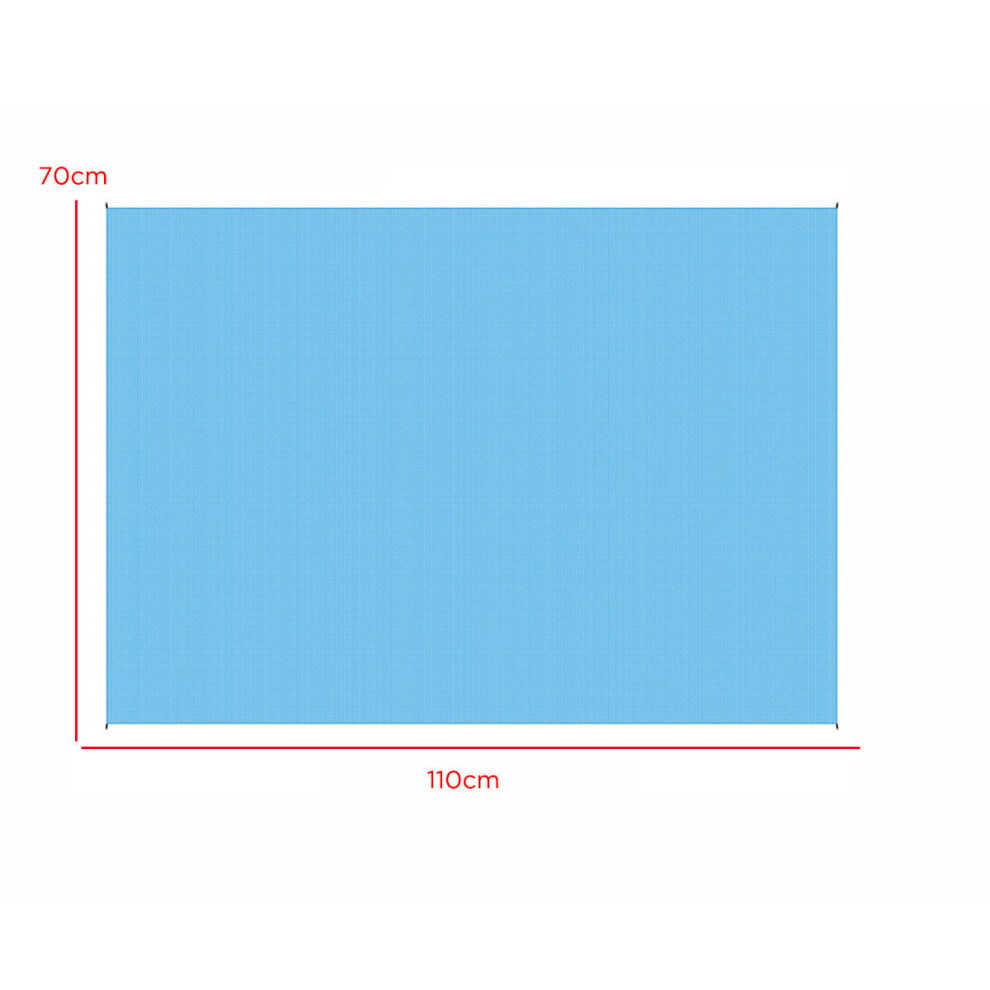 (70*110cm, Blue Beach Blanket) Oxford Cloth Beach Mat Waterproof Folding Picnic Mat Sleeping Pad Outdoor Camping Travel
