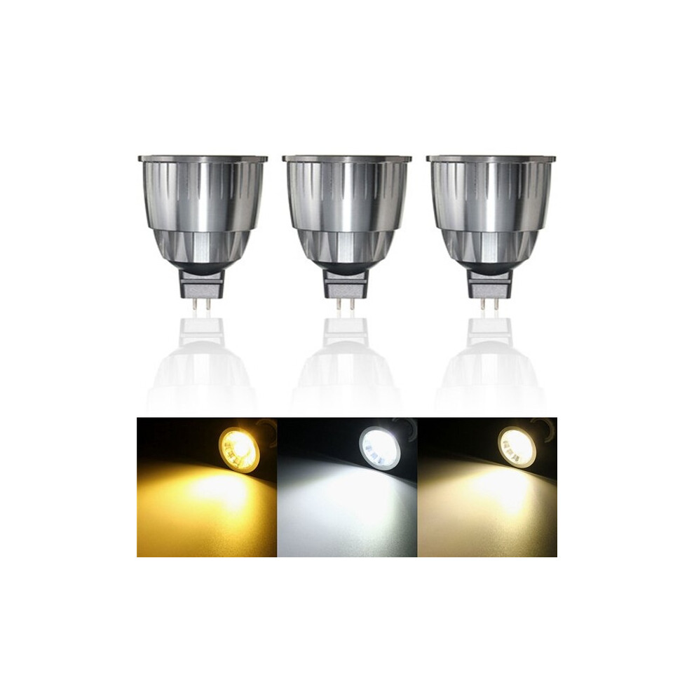 (Warm White) MR16 LED Light Bulb Non-dimmbale 7W Pure White Warm White Natural White COB Spotlight DC12V-image-OPC-PGNN6BF-NEW