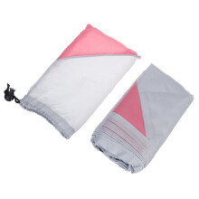 (Pink, M) Waterproof Beach Blanket Picnic Mat Folding Sand-proof Ground Mat Mattress Camping Sleeping Pad