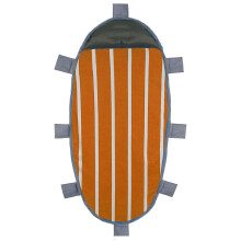(Orange) 210x95cm Outdoor Single Air Inflatable Mat Portable Ultralight Sleeping Pad Beach Camping Picnic Moistureproof Cushion