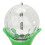 (White) World Cup Rotating RGB LED Stage Light With Sound Mode MP3 Remote Controller U Disk 8