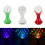 (Red) World Cup Rotating RGB LED Stage Light With Sound Mode MP3 Remote Controller U Disk 3