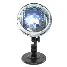 (EU Plug) Winter Snow Projection Lamp Remote Control Stage Light Waterproof for Outdoor Indoor AC100-240V