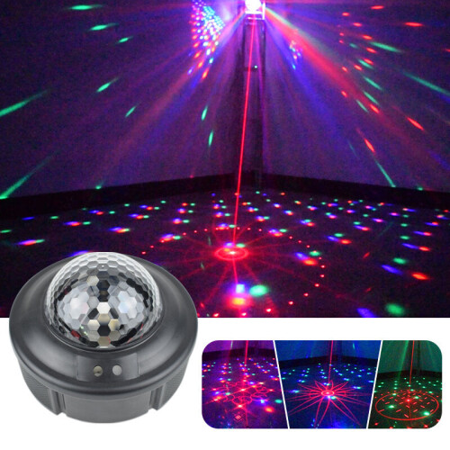 (US Plug) 90 Pattern LED Stage Light Sound Control Club Party Projector Stage Effect Light 2