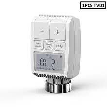 (Valve Controller) Smart WIFI Thermostatic Radiator Valve Actuator TRV Programmable Temperature Controller Alexa Tuya Google Assistant
