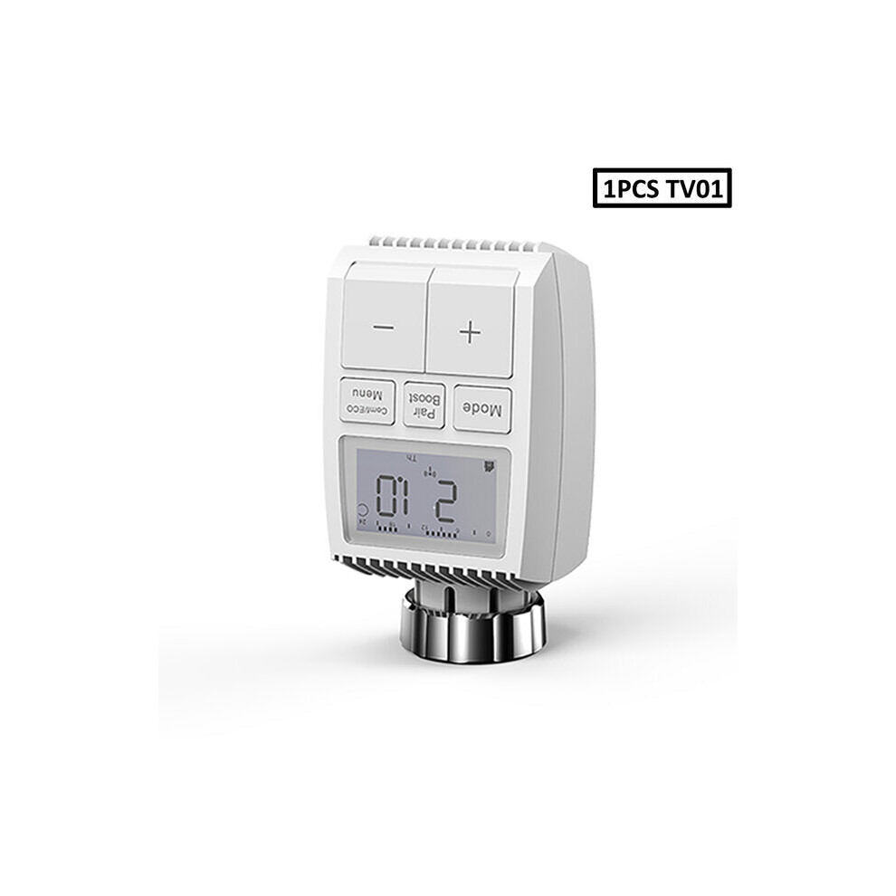 (Valve Controller) Smart WIFI Thermostatic Radiator Valve Actuator TRV Programmable Temperature Controller Alexa Tuya Google Assistant
