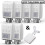 (Wireless Gateway+3pcs Valve Controller) Smart WIFI Thermostatic Radiator Valve Actuator TRV Programmable Temperature Controller Alexa Tuya Google Assistant 15
