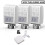 (Wireless Gateway+5pcs Valve Controller) Smart WIFI Thermostatic Radiator Valve Actuator TRV Programmable Temperature Controller Alexa Tuya Google Assistant 12