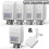 (Wireless Gateway+5pcs Valve Controller) Smart WIFI Thermostatic Radiator Valve Actuator TRV Programmable Temperature Controller Alexa Tuya Google Assistant 14