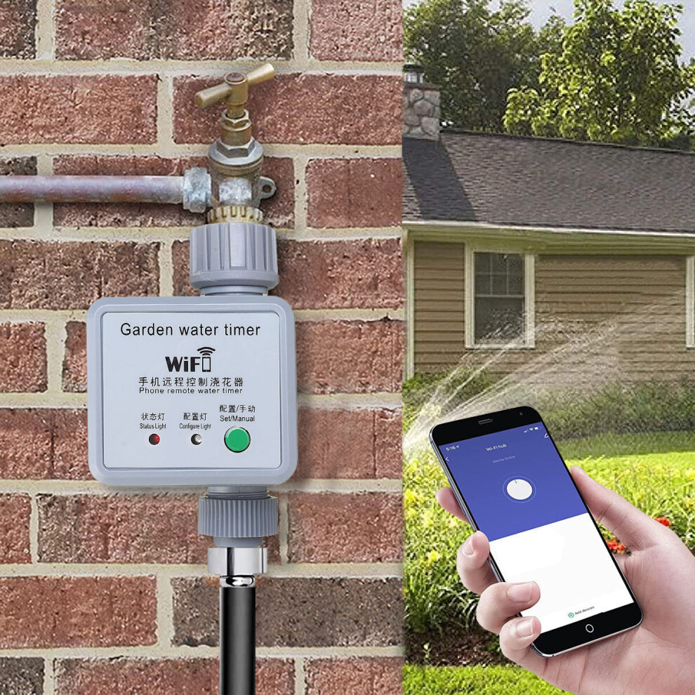 WiFi Smart Garden Watering Timer Garden Automatic Drip Irrigation Controller Plant Water Timer Controller