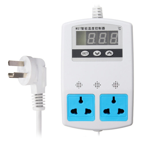 Reptile Aquarium Tank Temperature Controller Upper Lower Thermostat Socket 2