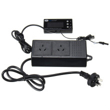 (EU Plug) LED Reptile Timer Aquarium Digital Temperature Controller Heat Thermostat PID with Timer