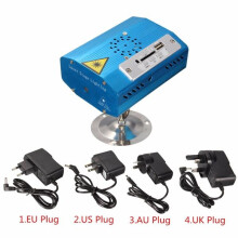 (UK Plug) Mini R&G Light SD USB Projector Disco Stage Xmas Dancing Party DJ Club Pub