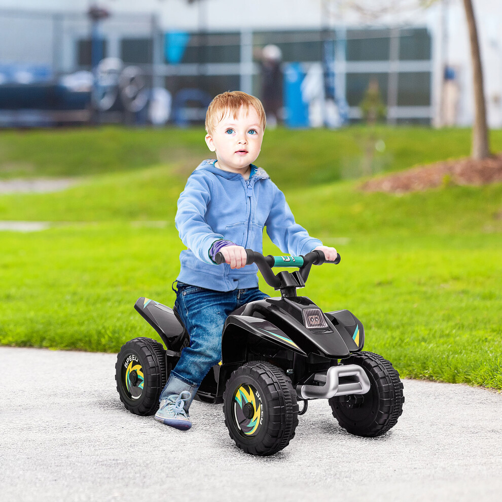 Homcom 6V Kids Electric Ride On Car For 18-36 Months Toddlers Black