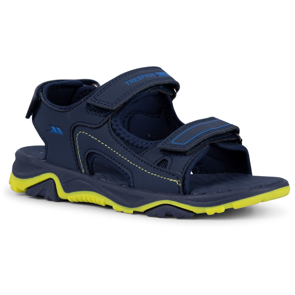 (11, Navy) Trespass Kids Active Sandals Boys Girls Shoes Jett
