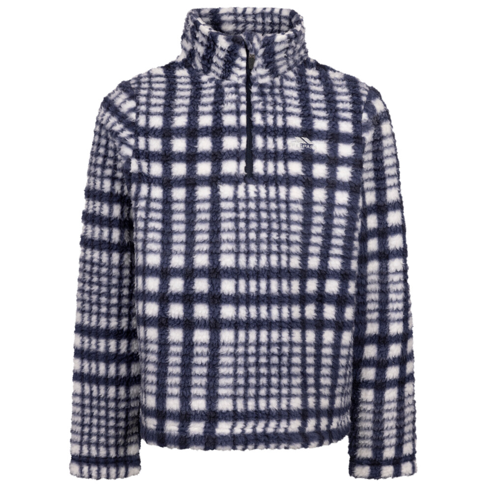 (2-3 Years, Navy) Trespass Kids Half Zip Fleece Top AT200 Booker