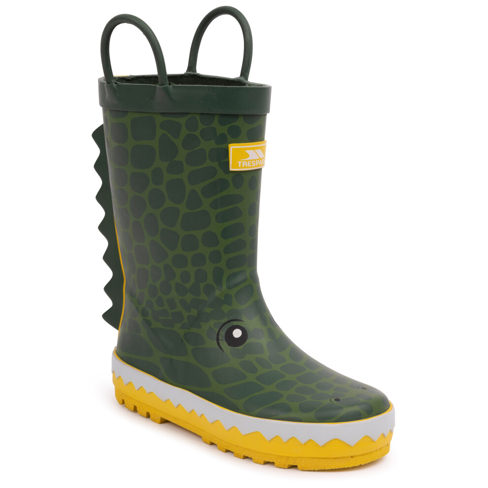 (10, Crocodile) Trespass Unisex Kids Welly Boot Character